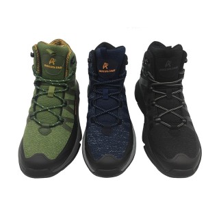 Neueste Herren Mid Cut Outdoor-Schuhe, Mesh / Pu-Obermaterial und MD / TPR-Außensohle