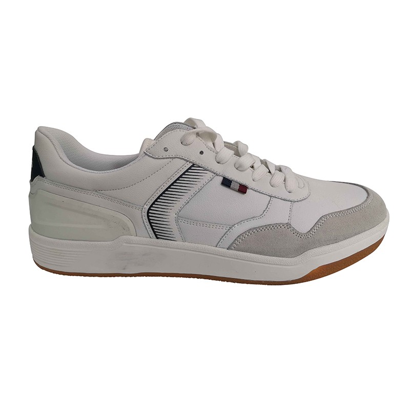 Men's white sneaker; casual, sport, pu/cow suede upper and rubber outsole Manufacturers, Men's white sneaker; casual, sport, pu/cow suede upper and rubber outsole Factory, Supply Men's white sneaker; casual, sport, pu/cow suede upper and rubber outsole