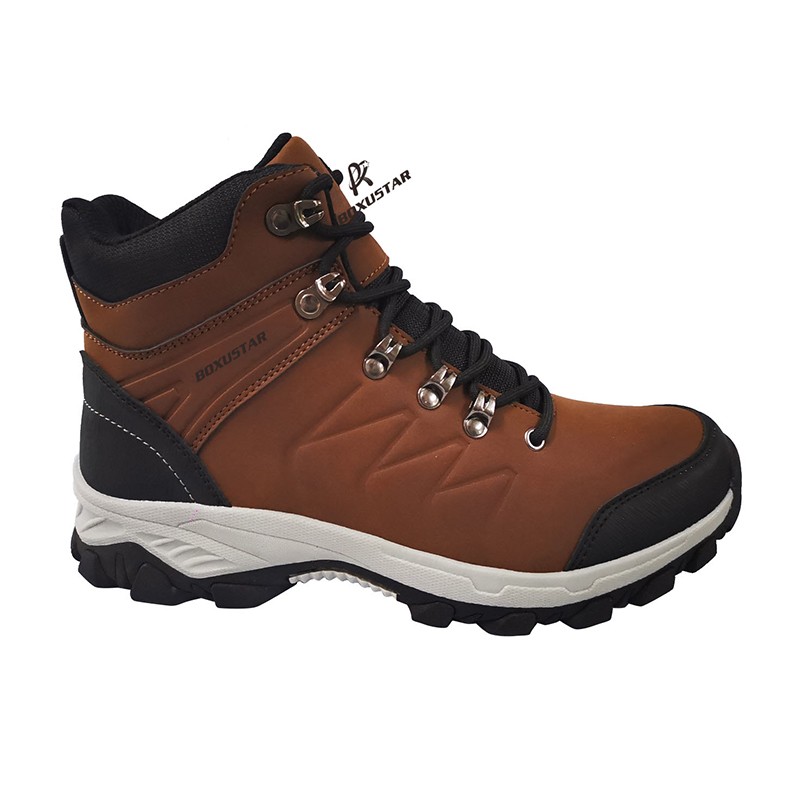 Men's mid cut waterproof shoes, synthetic upper and TPR outsole