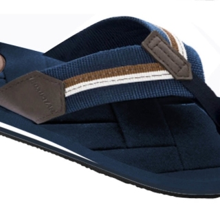 BXRC-202103 Tongs pour hommes avec tige synthétique et semelle extérieure en EVA/TPR, mode et confort