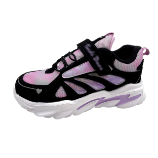 Chaussures de sport pour garçons et filles, chaussures d'école, semelle extérieure en maille et maille PU et EVA, respirantes, flexibles et confortables