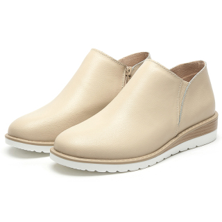 Sapatos femininos de couro BXAW211 com sola PU, estilo de vida confortável e moderno,