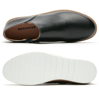 Sapatos femininos de couro BXAW211 com sola PU, estilo de vida confortável e moderno,