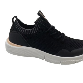 Flyknit pu sayalı ve eva dış tabanlı, hafif ve rahat, modaya uygun kadın spor ayakkabısı