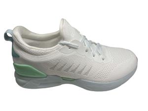 Women's fashion sneaker, with fly knit upper and eva outsole, light weight and comfortable