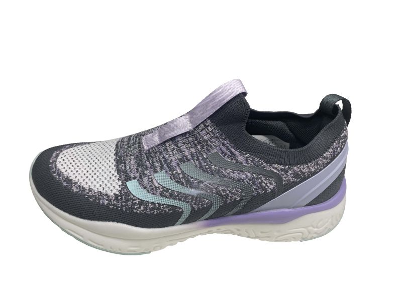 Women's fashion sneaker, with flyknit upper and eva outsole, light weight and comfortable