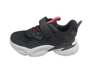 Chaussures de sport pour enfants de style de mode Pu Mesh chaussures de sport pour enfants