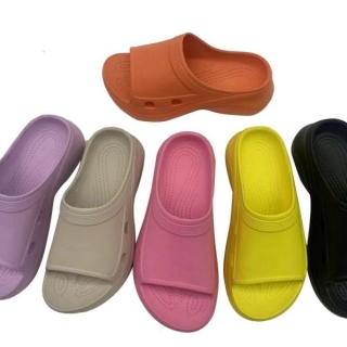 Sandale à glissière en EVA, injection unique, sans ciment