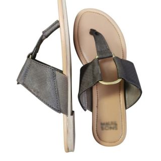 Modische Damensandale mit PU-Obermaterial und PVC-Laufsohle