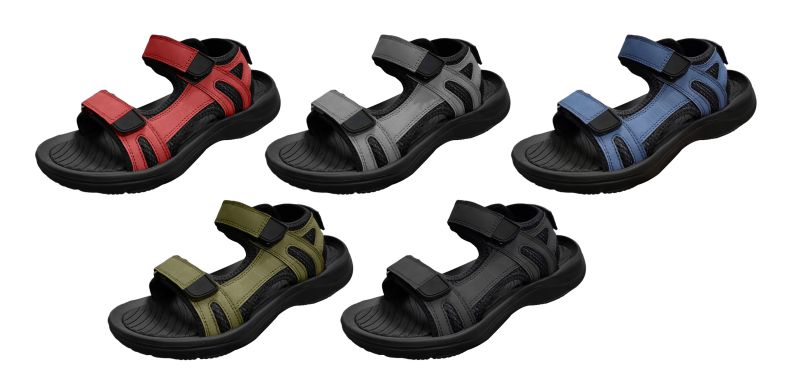 Men's outdoor Sandals, sport sandals, PU upper and TPR outsole