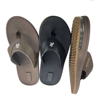 Tongs pour hommes avec sangle en PU et semelle extérieure en EVA, utilisation décontractée