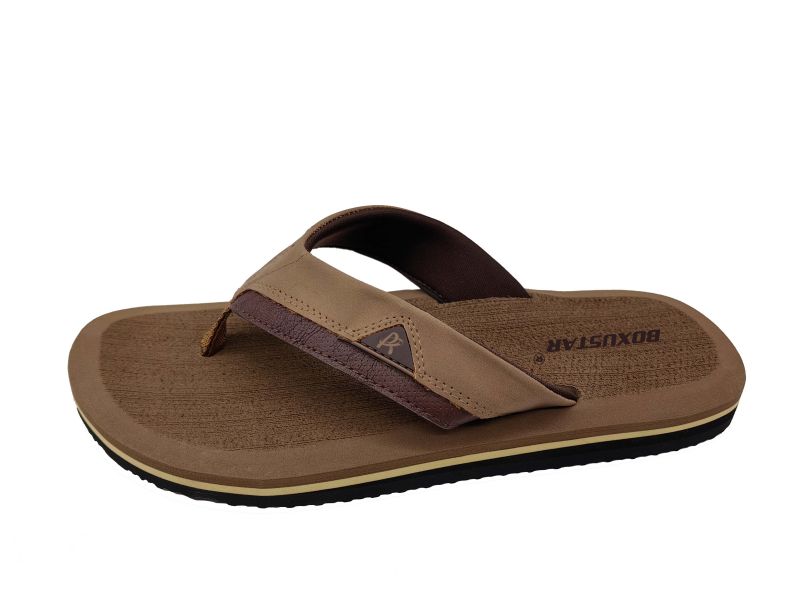 Men's Flip Flop with PU strap and EVA/TPR outsole, casual & outdoor use