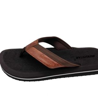 Tongs pour hommes avec sangle en PU et semelle extérieure en EVA/TPR, utilisation décontractée