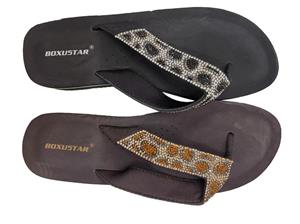 women's Flip Flop , PU with studs ,EVA outsole, perfect comfort