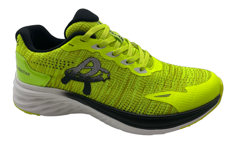 Running Shoe with flyknit upper ,tpu outsole, comfortable