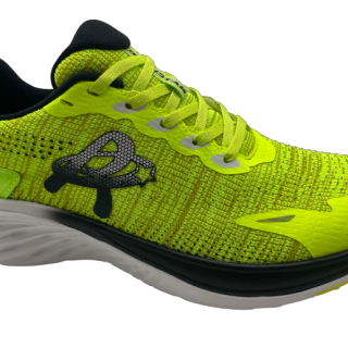 Running Shoe with flyknit upper ,tpu outsole, comfortable