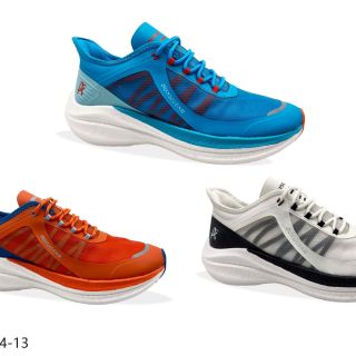 Running sports shoe with mesh upper ,etpu outsole