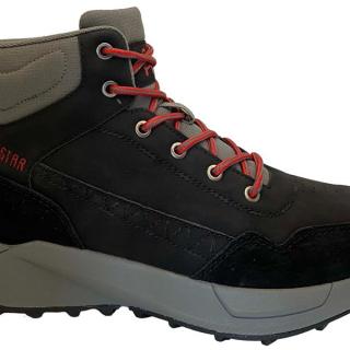 hiking boots, Outdoor shoes, pu/cow suede upper and Rubber outsole,comfortable