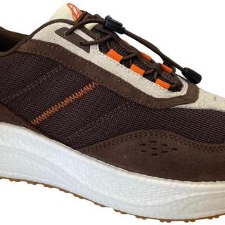 Running sports, cow suede/textile/upper, popcorn phylon outsole