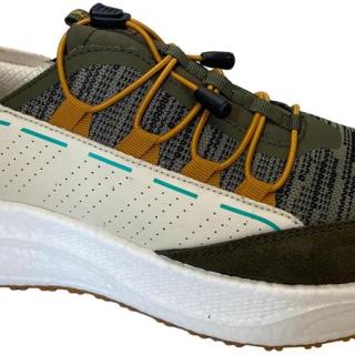 Running sports, cow suede/flyknit/PU upper, popcorn phylon outsole