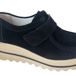 Fahions-womens-shoes-with-action-leather-upper and pu outsole