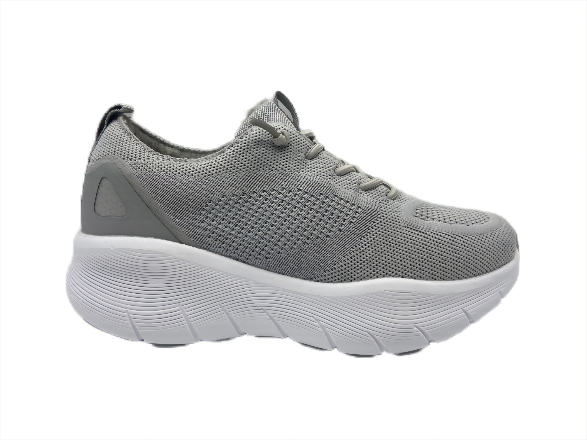 Silver Color Leather Sneakers Casual Shoes running shoes for women