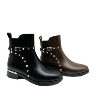 Unique Design Hot Sale Wholesale Factory Price Comfortable Thick Sole Long Knee High Ankle Leather Boots Girls Martin Boots