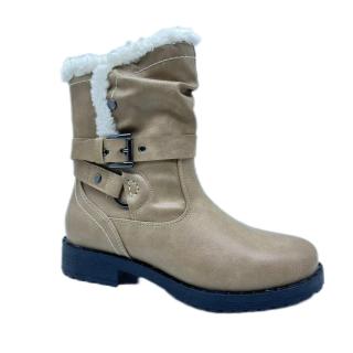Winter pretty sexy ankle boots mid-calf side zip warm anti-ski boots for women