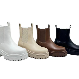 Women's anti slip boots fashionable ladies high heel boots platform boots women genuine leather designer