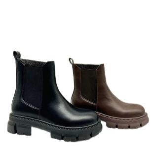 New Fashion Boots For Women Boots Low Heel Women Shoes Leather Ladies Boots