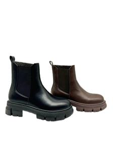 New Fashion Boots For Women Boots Low Heel Women Shoes Leather Ladies Boots