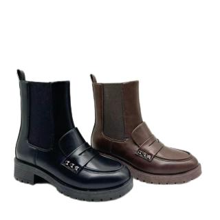 Fashion women's PU Leather Ankle Boots boots large size casual ankle boots shoes for woman