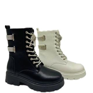 Women Boots New 2021 Fashion Women's Shoes Luxury Designer Ladies Round Toe Mid Calf Boots genuine leather boots