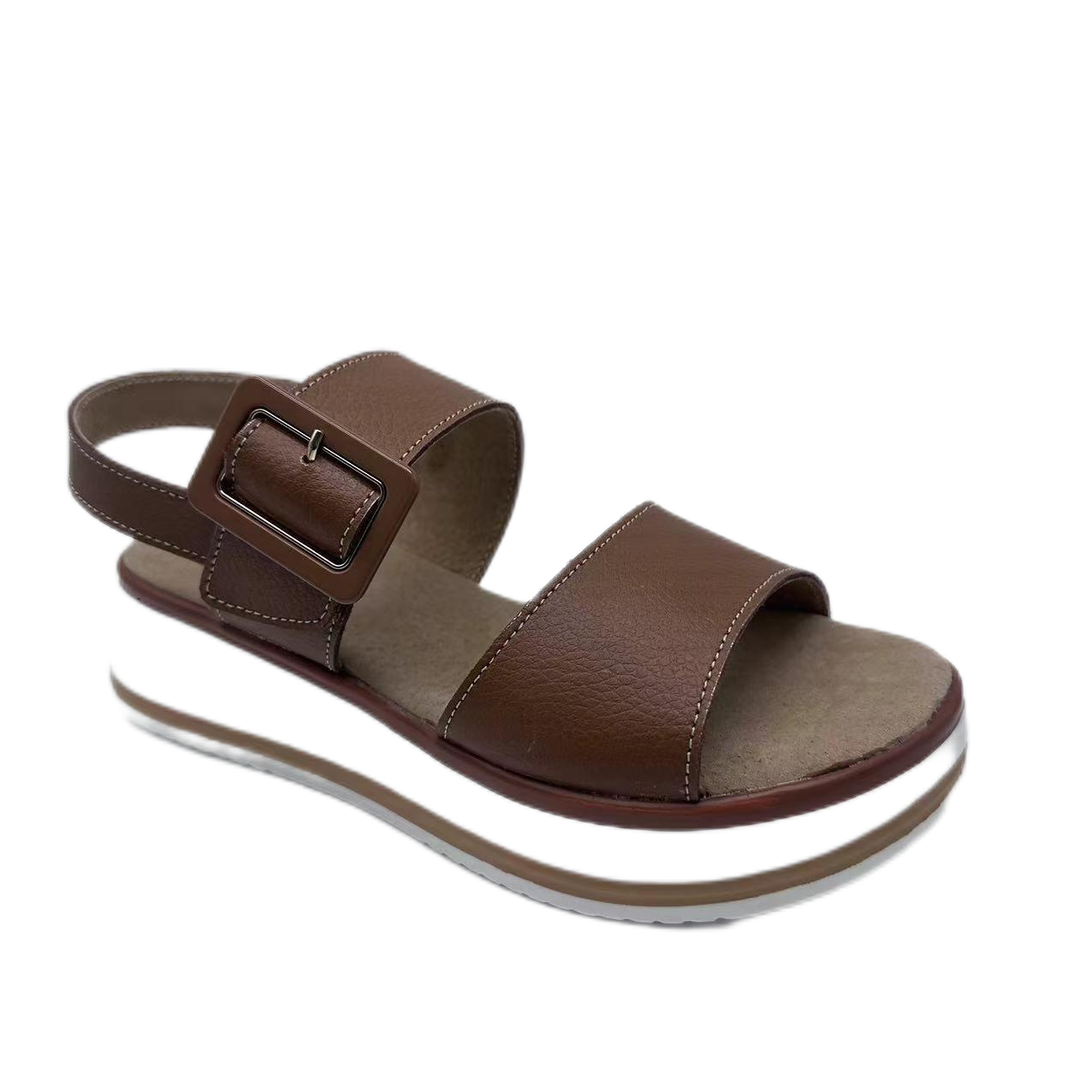 Women's High Quality Luxury Summer Leather Slides Designer Trending Flat Flip-Flops Sandals with Platform Beach Shoes Manufacturers, Women's High Quality Luxury Summer Leather Slides Designer Trending Flat Flip-Flops Sandals with Platform Beach Shoes Factory, Supply Women's High Quality Luxury Summer Leather Slides Designer Trending Flat Flip-Flops Sandals with Platform Beach Shoes