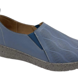 High Quality Women's Flats Leather Slip On Loafers Wholesale Ladies Wedge Heels Women Casual Shoes