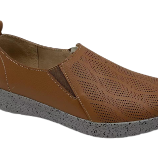 High Quality Women's Flats Leather Slip On Loafers Wholesale Ladies Wedge Heels Women Casual Shoes