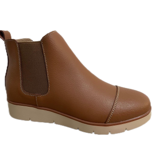 Elegant High Quality Grain Leather Solid Colors Shoes Women Pointy Toe Ankle Boots