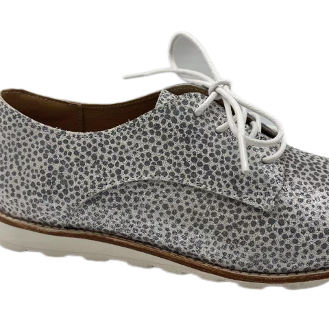 New style Female chunky low middle heel pointed toe pumps ladies comfortable work black leather women's casual flat shoes