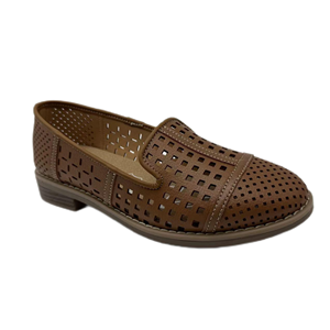 Spring High Quality Wholesale New Style Retro Leather Shoes Women's shoes Thick Heel Soft Sole Single Shoes For women