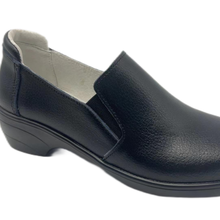 Custom ladies ballet shoes round close toe casual leather mary jane soft low heel women's shoes flat shoes