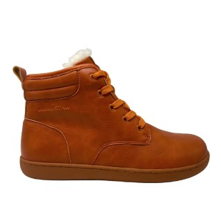 Wholesale Kids High Top Lace Up Snow Boots, Faux Fur Lined Wide Toe Children Winter Boots BOXU