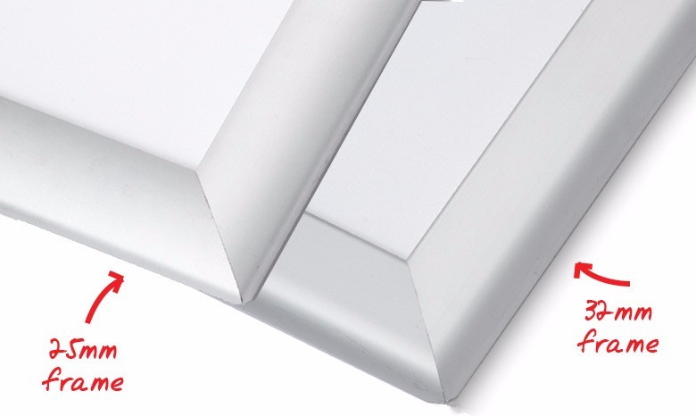 32mm Mitred Aluminum Poster Frame