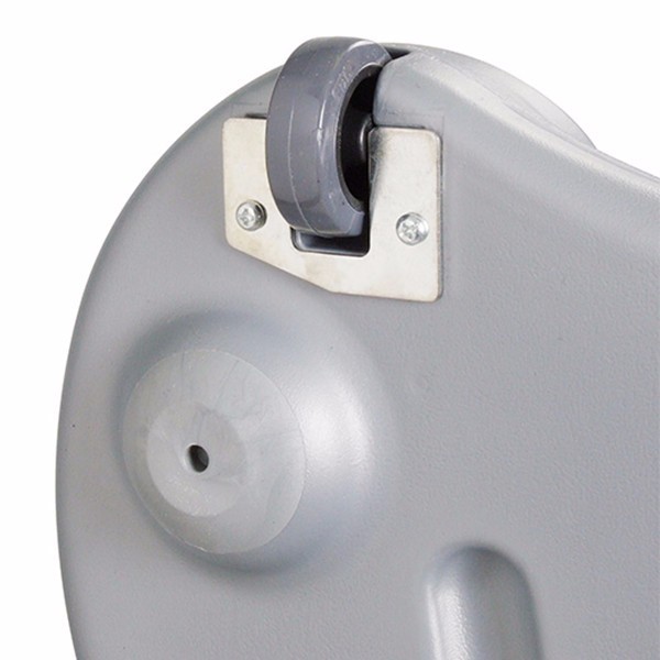 Muestra de pavimento de base de agua al aire libre