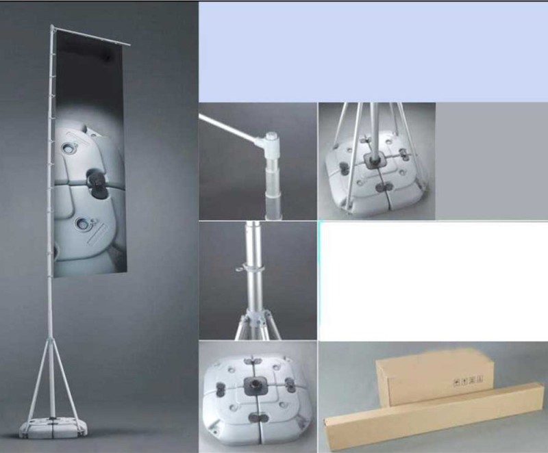 7m riesige Teleskop-Flagge