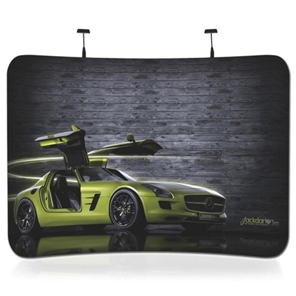 Gekrümmte EZ Tube Fabric Displays