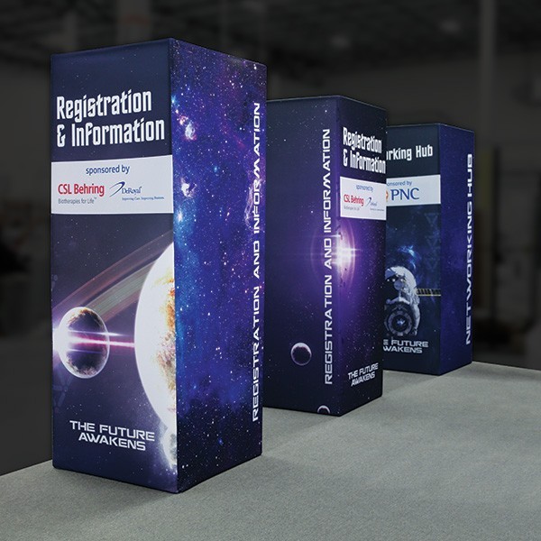 EZ Tower Fabric Displays