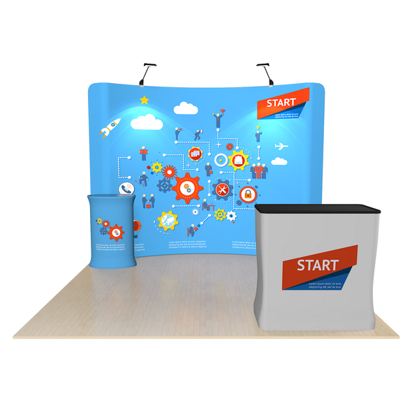 10ft EZ 튜브 부스 키트