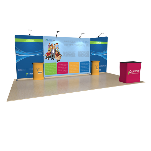 10X20 Trade Show Booth, Sell Events Area, Sales Events District