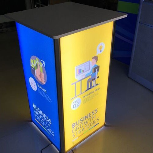 Backlit Promotion Counter