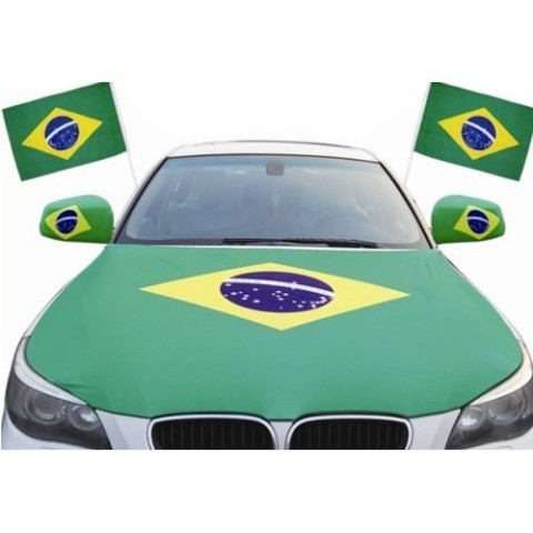 Car Mirror Cover and Flag